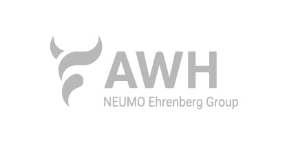 Logo van AWH, leverancier van hygiënische RVS-buizen, fittingen en flowcomponenten voor food-, farmaceutische, chemische en procesindustrieën. Voldoet aan ASME BPE, DIN, 3-A en ISO 9001. Van Rodesta.