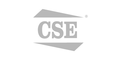 Logo van CSE Group, leverancier van sanitaire fittingen en high-purity kleppen voor food-, farmaceutische, halfgeleider- en AI-koeltoepassingen.