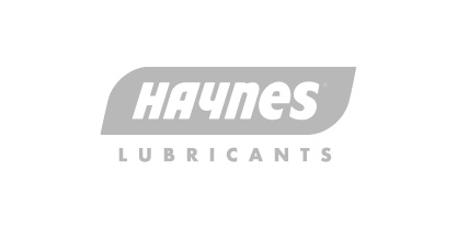 Logo Haynes Lubricants, leverancier food-grade smeermiddelen voor hygiënische processen in de voedingsmiddelen-, dairy-, meat- en farmaceutische industrie. NSF H1/3H, Kosher en Halal gecertificeerd
