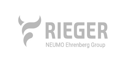 Logo van Rieger, leverancier van hygiënische RVS-proceskleppen zoals aseptische, mixproof- en schuine-zitkleppen voor food-, farmaceutische, chemische en biotechnologische toepassingen. Van Rodesta.