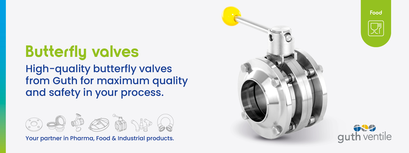 Butterfly valves Guth