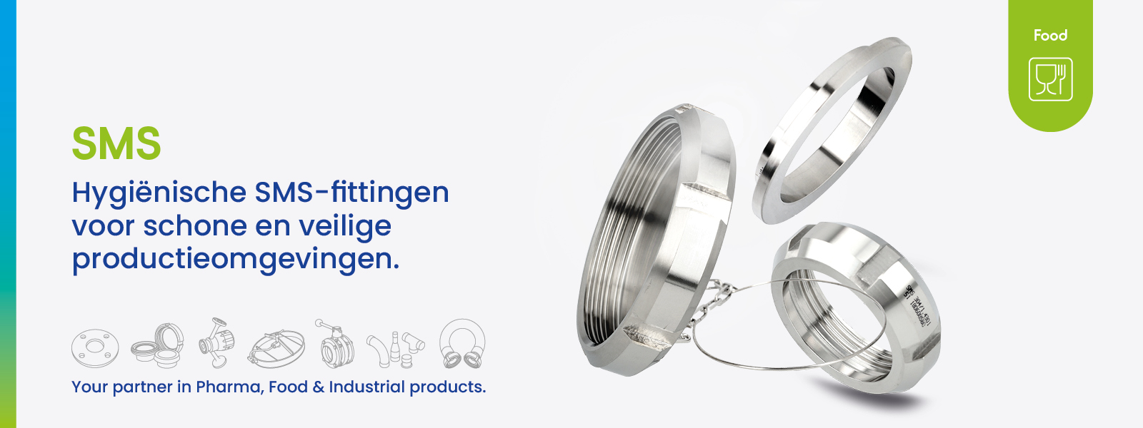 SMS fittingen Voedselindustrie