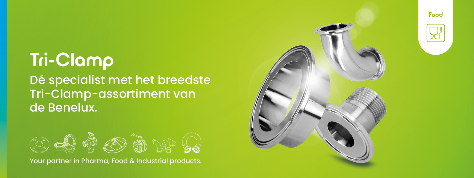 Tri-Clamp Voedselindustrie