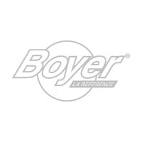 Logo Boyer, fabrikant van mangaten, manways en drukdeksels voor hygiënische tanksystemen in food- en farmaprocessen.