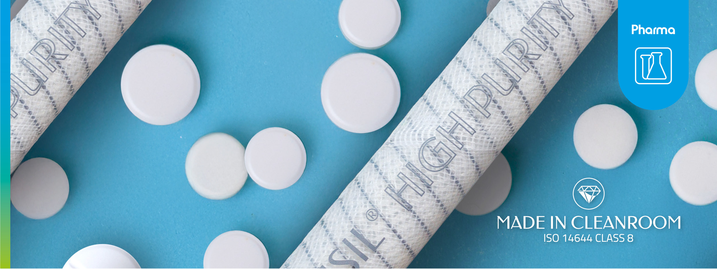 Aseptische slangassemblages - farmaceutische industrie.